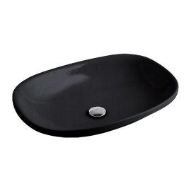 Umivaonik umetnicki AXA - WILD 60x40cm [3009107][black,matt]